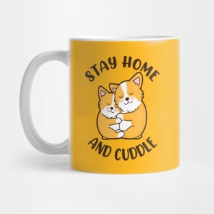 Corgi Cuddle Mug